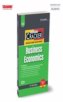 Taxmann's CRACKER for Business Economics (Paper 4 | Economics) â€“ Covering past exam questions & detailed answers with additional questions | CA Foundation | New Syllabus | Jan./May 2025 Exams