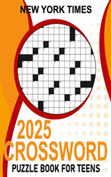 2025 New York Times Crossword Puzzle Book For Teens