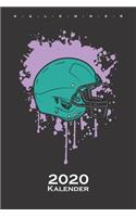 Footballhelm Kalender 2020