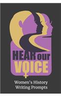 Hear Our Voice - Women's History Writing Prompts