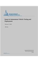 Issues in Autonomous Vehicle Testing and Deployment