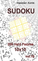 Sudoku: 200 Hard Puzzles 10x10 vol. 15