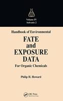 Handbook of Environmental Fate and Exposure Data for Organic Chemicals, Volume IV