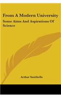 From A Modern University: Some Aims And Aspirations Of Science(English)