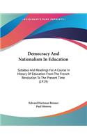 Democracy And Nationalism In Education