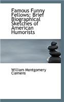 Famous Funny Fellows: Brief Biographical Sketches of American Humorists