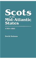 Scots in the Mid-Atlantic States, 1783-1883: (English)