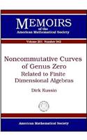 Noncommutative Curves of Genus Zero: Related to Finite Dimensional Algebras(Memoirs of the American Mathematical Society)