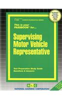 Supervising Motor Vehicle Representative