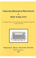 Theatre Research Resources in New York City
