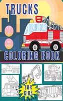 Trucks coloring book