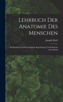 Lehrbuch der Anatomie des Menschen