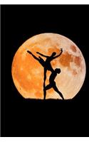 We Will Dance With The Moon Ballerina Notebook