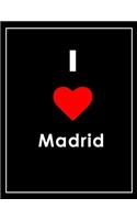 I Love Madrid Notebook