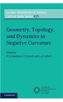 Geometry, Topology, and Dynamics in Negative Curvature