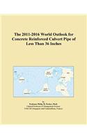 The 2011-2016 World Outlook for Concrete Reinforced Culvert Pipe of Less Than 36 Inches
