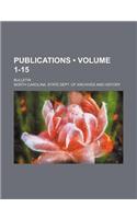 Publications (Volume 1-15); Bulletin