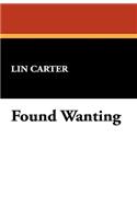Found Wanting
