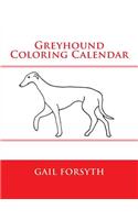 Greyhound Coloring Calendar