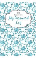 Password Diary: My Password Log