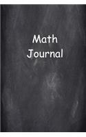 Math Journal: (Notebook, Diary, Blank Book)