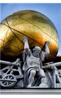 A Statue of the Titan Atlas in Vienna, Austria Journal: Take Notes, Write Down Memories in this 150 Page Lined Journal