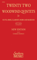 22 Woodwind Quintets - New Edition: Oboe Part