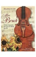 Bruch Violin Concerto No. 2 in D Minor, Opus 44 [With CD (Audio)]