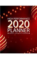 High Performance 2020 Planner Full-Year