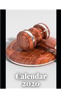 Judge Calendar 2020: Calendar Weekly Planer 2020 Logbook Diary Gift Todo Memory Book Budget Planner Hobby - Men, Woman, Girls & Boys - 8.5" x 11" - 21.59 x 27.94 cm - 57(1 Calendars 2020)
