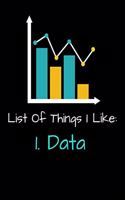 List Of Things I Like 1. Data: Daily Planner 2020 - Gift For Computer Data Science Related People.