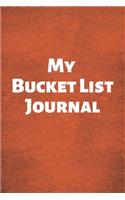 My Bucket List Journal