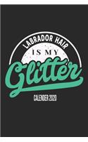 Labrador Hair Is My Glitter Calender 2020: Funny Cool Labrador Calender 2020 - Monthly & Weekly Planner - 6x9 - 128 Pages. Cute Gift For All Dog Moms, Mothers, New Pet Owners, Enthusiasts, Fa