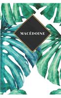 Macédoine: Carnet de voyage ligné - Journal de voyage pour hommes et femmes avec lignes