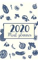 2020 Meal Planner: Plan Your Meals With This Cute Food Journal And Grocery List