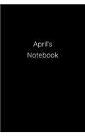 April's Notebook