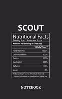 Nutritional Facts Scout Awesome Notebook
