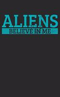 Gift Notebook: Aliens 6x9 Dot Grid 120 Pages