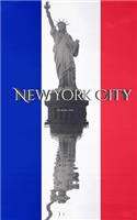 Statue of libertty France flag New York City creative blank journal