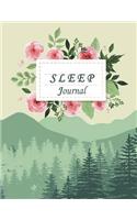 Sleep Journal: Monitor Healthy Sleep Habits And Insomnia, Sleep Tracker Log Journal 120 pages Large Print 8.5" x 11"