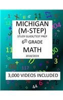 6th Grade MICHIGAN M-STEP, 2019 MATH, Test Prep