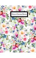 Daily Chore Book: Daily & Weekly Chore Chart Dairy Chore Notebook Pad for Productivity, Task Agenda, Professionals, Household Chores, Home Cleaning, Student Journal, 