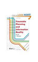 Timetable Planning & Information Quality