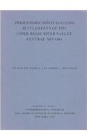 Prehistoric Pinon Ecotone Settlements of the Upper Reese River Valley, Central Nevada