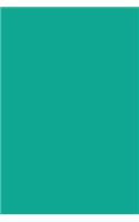 Persian Green 101 - Combo Lined & Blank Notebook: 101 Pages, Medium Ruled, 6x9 Journal, Soft Cover