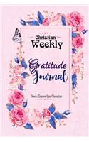 Christian Weekly Gratitude Journal