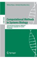 Computational Methods in Systems Biology: 13th International Conference, Cmsb 2015, Nantes, France, September 16-18, 2015, Proceedings