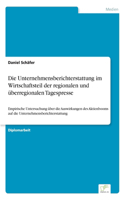 Unternehmensberichterstattung im Wirtschaftsteil der regionalen und überregionalen Tagespresse