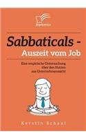 Sabbaticals - Auszeit vom Job