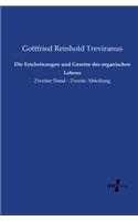 Die Erscheinungen und Gesetze des organischen Lebens